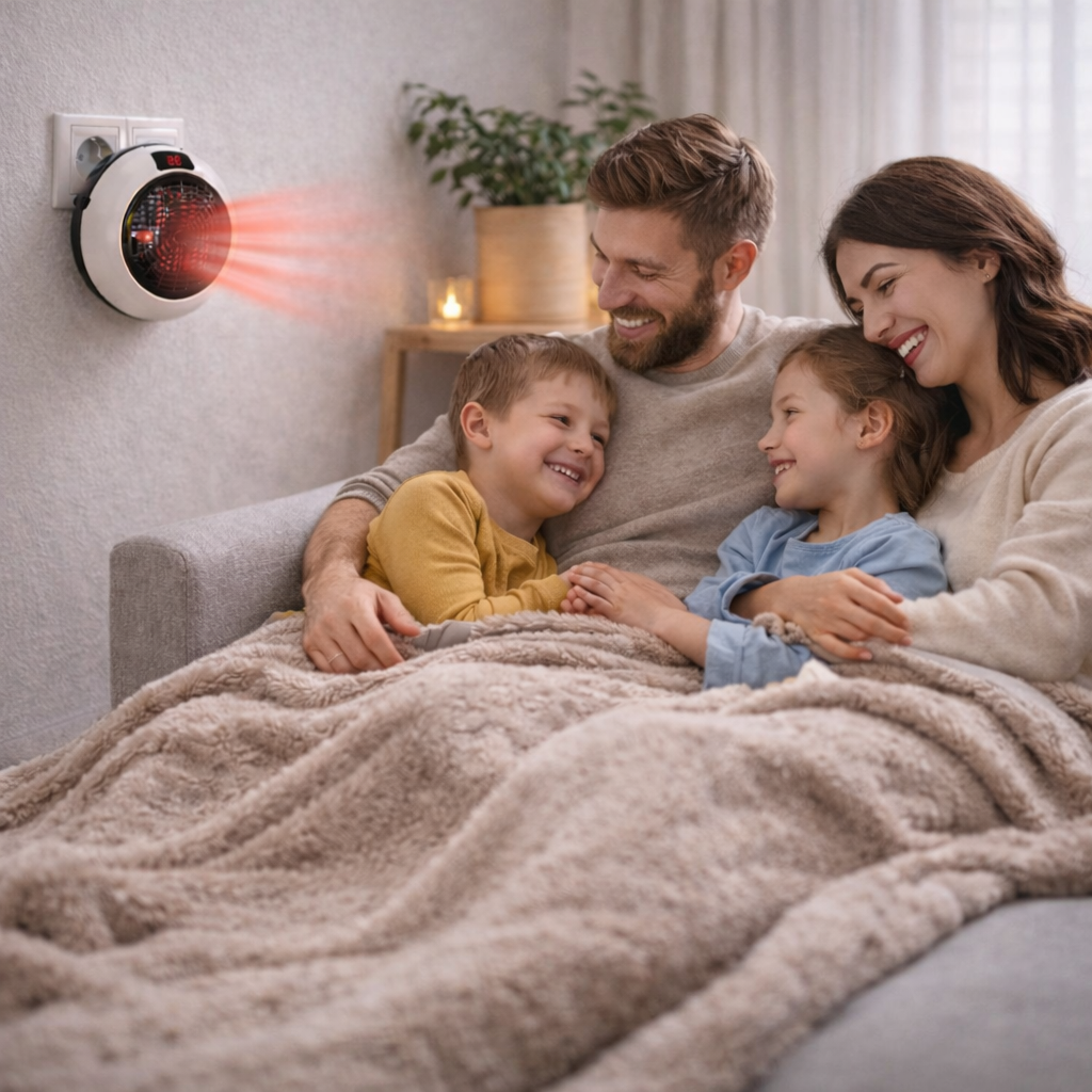 Calefactor Portátil - ComfortPlug Air - Calor inteligente, consumo eficiente
